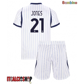 Inter Milan Curtis Jones #21 Seconda Maglia Bambino 2026-27 Manica Corta (+ Pantaloni corti)